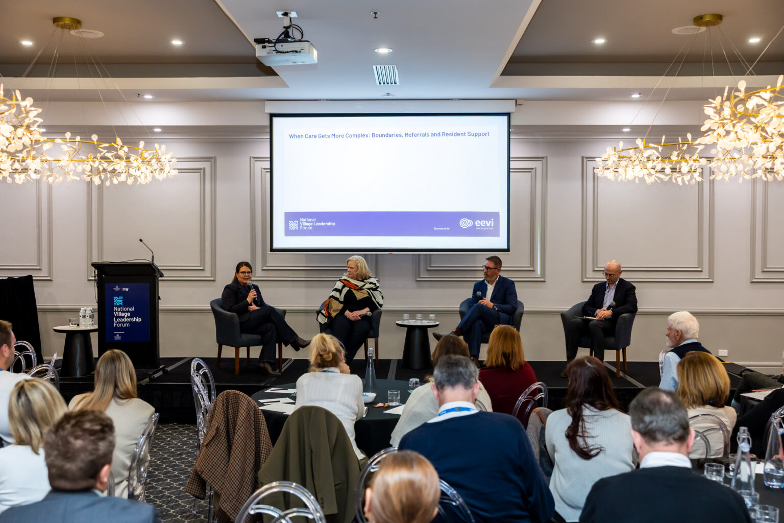 The Eevi-sponsored panel, When Care Gets More Complex, at the National Village Leadership Forum